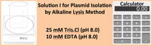 plasmid isolation alkaline lysis preparation