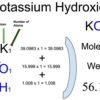 Potassium Hydroxide (KOH) Molecular Weight Calculation Potassium Hydroxide Molecular Weight Calculation