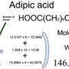 Adipic acid [HOOC(CH2)4COOH] Molecular Weight Calculation