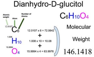 Dianhydro-D-Glucitol [C6H10O4] Molecular Weight Calculation