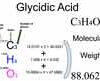 Glycidic Acid (C3H4O3) Molecular Weight Calculation Glycidic Acid (C3H4O3) Molecular Weight Calculation