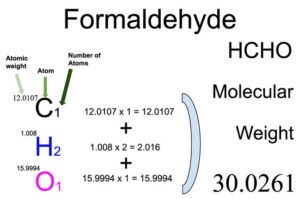 Formaldehyde (CH3OH) Molecular Weight Calculation