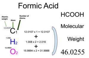 Formic Acid (HCOOH) Molecular Weight Calculation