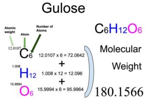 Gulose (C6H12O6) Molecular Weight Calculation