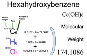 Hexahydroxybenzene (C6(OH)6) Molecular Weight Calculation
