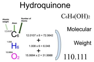 Hydroquinone [C6H4(OH)2] Molecular Weight Calculation