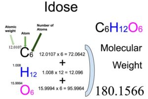 Idose (C6H12O6) Molecular Weight Calculation