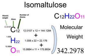 Isomaltulose (C12H22O11) Molecular Weight Calculation