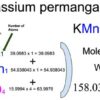 Potassium permanganate (KMnO4) Molecular Weight Calculation