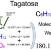 Tagatose (C6H12O6) Molecular Weight Calculation Tagatose (C6H12O6) Molecular Weight Calculation
