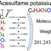 Acesulfame potassium (C4H4KNO4S) Molecular Weight Calculation