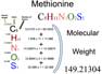 Methionine [C5H11NO2S] Molecular Weight Calculation