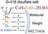 G-418 disulfate salt [C20H40N4O10.2H2SO4] Molecular Weight Calculation
