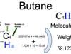 Butane [C4H10] Molecular Weight Calculation