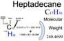 Heptadecane [C17H36] Molecular Weight Calculation