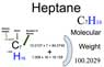 Heptane [C7H16] Molecular Weight Calculation