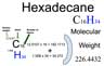 Hexadecane [C16H34] Molecular Weight Calculation