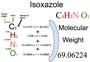 Isoxazole [C3H3NO] Molecular Weight Calculation