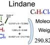 Lindane [C6H6Cl6] Molecular Weight Calculation