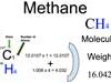 Methane [CH4] Molecular Weight Calculation