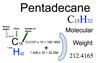 Pentadecane [C15H32] Molecular Weight Calculation