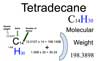 Tetradecane [C14H30] Molecular Weight Calculation