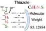 Thiazole [C3H3NS] Molecular Weight Calculation
