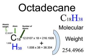 Octadecane [C18H38] Molecular Weight Calculation