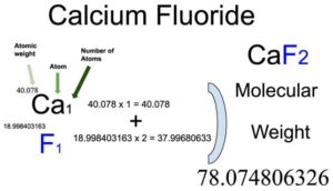 Calcium fluoride (CaF2) Molecular Weight Calculation