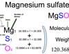 Magnesium Sulfate (MgSO4) Molecular Weight Calculation