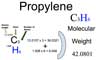 Propylene [C3H6] Molecular Weight Calculation
