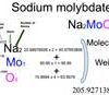 Sodium Molybdate (Na2MoO4) Molecular Weight Calculation