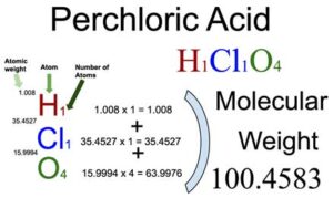 Perchloric Acid [HClO4] Molecular Weight Calculation