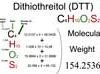 Dithiothreitol (DTT) [C4H10O2S2] Molecular Weight Calculation