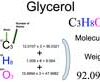 Glycerol (C3H8O3) Molecular Weight Calculation Glycerol (C3H8O3) Molecular Weight Calculation