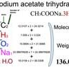 Sodium acetate trihydrate [CH3COONa.3H2O] Molecular Weight Calculation
