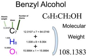 Benzyl Alcohol [C6H5CH2OH] Molecular Weight Calculation
