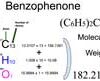 Benzophenone [(C6H5)2CO] Molecular Weight Calculation
