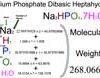 Sodium Phosphate Dibasic Heptahydrate (Na2HPO4.7H2O) Molecular Weight Calculation