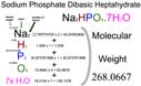 Sodium Phosphate Dibasic Heptahydrate (Na2HPO4.7H2O) Molecular Weight ...