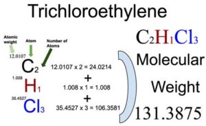 Trichloroethylene [C2HCl3] Molecular Weight Calculation