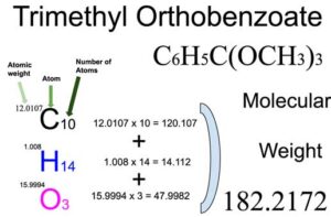 Trimethyl Orthobenzoate [C6H5C(OCH3)3] Molecular Weight Calculation