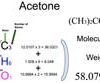 Acetone [(CH3)2CO] Molecular Weight Calculation
