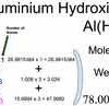Aluminium Hydroxide [Al(HO)3] Molecular Weight Calculation
