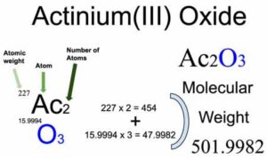 Actinium(III) Oxide [Ac2O3] Molecular Weight Calculation