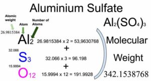 Aluminium Sulfate [Al2(SO4)3] Molecular Weight Calculation