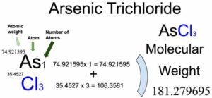Arsenic Trichloride [AsCl3] Molecular Weight Calculation