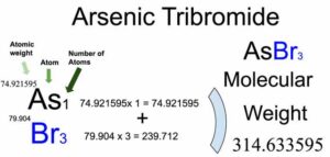 Arsenic Tribromide [AsBr3] Molecular Weight Calculation