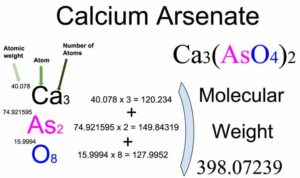 Calcium Arsenate [Ca3(AsO4)2] Molecular Weight Calculation