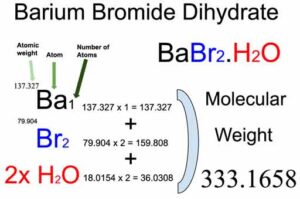 Barium Bromide Dihydrate (BaBr2.2H2O) Molecular Weight Calculation